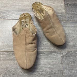 Sabah women’s slides slip on leather mules 41